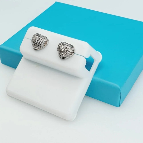 "925 Sterling Silver CZ Beautiful Earrings for Women, 1USPAR4226 - Picture 3 of 11